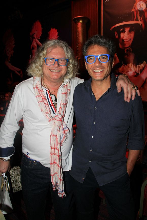 Pierre-Jean Chalençon et Julien Cohen lors de la soirée d'anniversaire de Pierre-Jean Chalençon (né le 23 juin 1970) au Oh ! César-Paris le 29 juin 2022.
© Philippe Baldini / Bestimage
