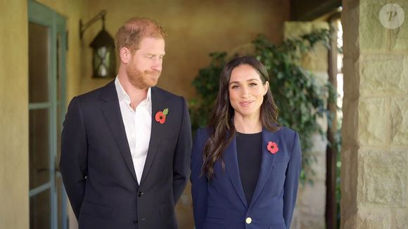 Les membres de la famille royale britannique auto-exilés, le prince Harry et Meghan Markle, sont apparus ensemble pour la première fois en trois mois dans une nouvelle vidéo, le 9 novembre 2024 © Backgrid UK/ Bestimage