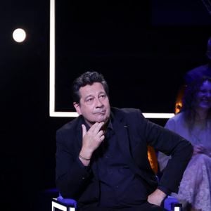 Exclusif - Laurent Gerra, lors de l'enregistrement de l'émission "La Boîte à secrets", présentée par F.Bollaert et diffusée le 10 octobre 2025 sur France 3, dans les studios du Lendit à Saint-Denis, Seine Saint-Denis, France, le 22 septembre 2025. © Jack Tribeca/Bestimage