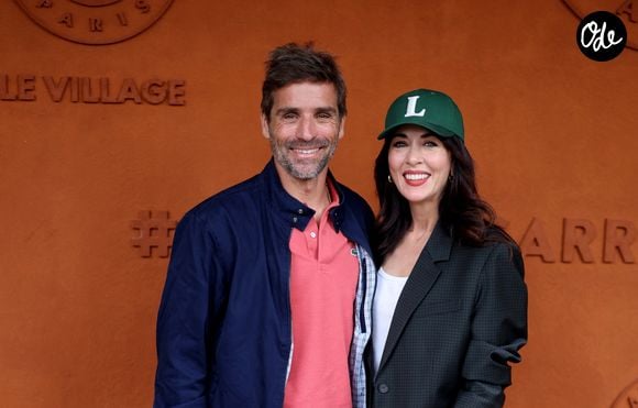 Nolwenn Leroy et son compagnon Arnaud Clément au village lors des Internationaux de France de Tennis de Roland Garros 2025, à Paris, France, le 26 mai 2025. © Jacovides-Moreau/Bestimage