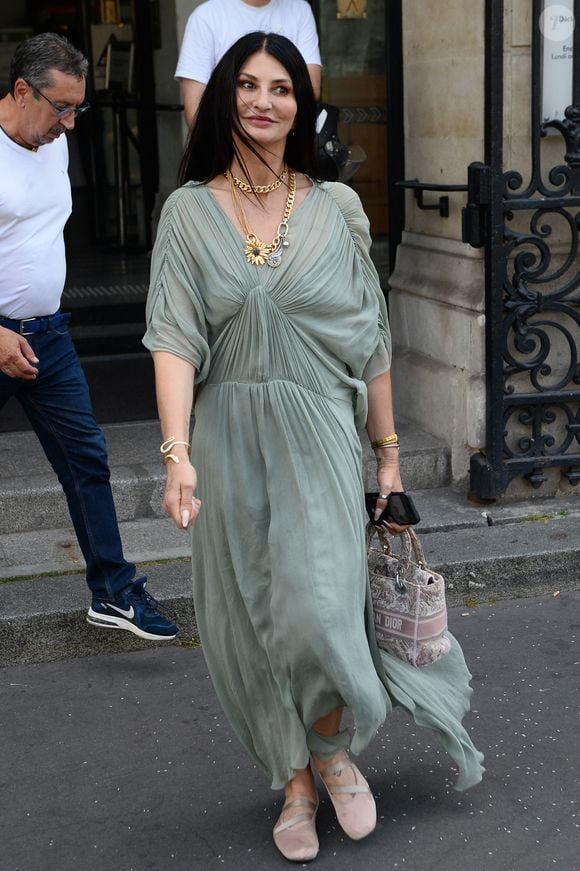 Sylvie Ortega Munos - J.L.Lahaye s'est marié en secondes noces avec sa compagne P.Aubin à la mairie du 18ème arrondissement de Paris, le 2 juillet 2025. © Agence / Bestimage