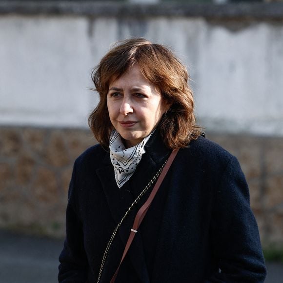 Valérie Bonneton - Arrivées aux obsèques de Bruno Salomone en l'église Sainte-Anne de Polangis de Joinville-le-Pont (Val-de-Marne) le 23 mars 2026. © Cyril Moreau Dominique Jacovides / Bestimage