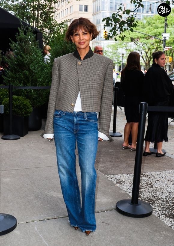 Halle Berry arrive au "Chanel Through The Lens Luncheon" à New York.

© Bestimage