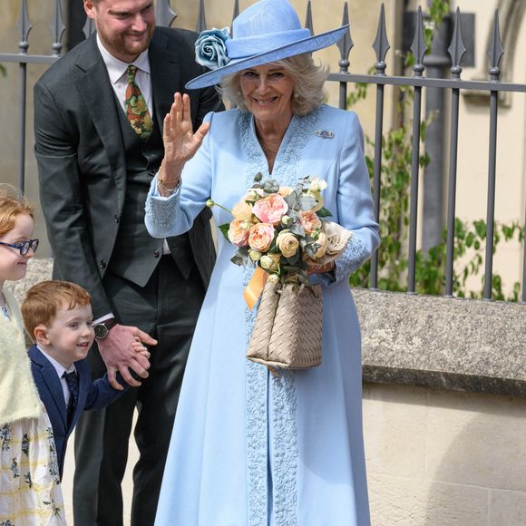 La Reine Camilla lors de la messe de Pâques à la chapelle St George au château de Windsor le 20 avril 2025

Doug Peters/Doug Peters. Numéro de référence unique : 79806422 ...