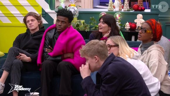 Découvrez les résultats 

Ulysse, Franck, Marguerite, Ebony, Charles et Maïa lors de la quotidienne de la "Star Academy 2024" du 9 décembre, sur TF1