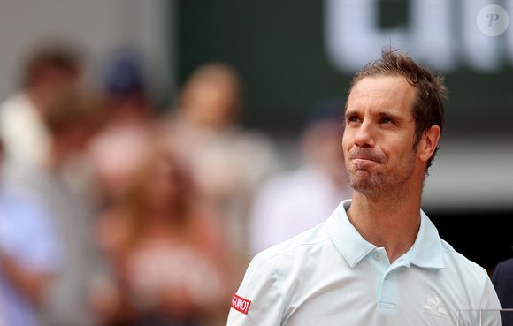 Richard Gasquet - Dernier match de sa carrière pour R.Gasquet, battu par J.Sinner (6-3, 6-0, 6-4) lors des Internationaux de France de Tennis de Roland Garros 2025, le 29 mai 2025. 
© Jacovides / Moreau / Bestimage