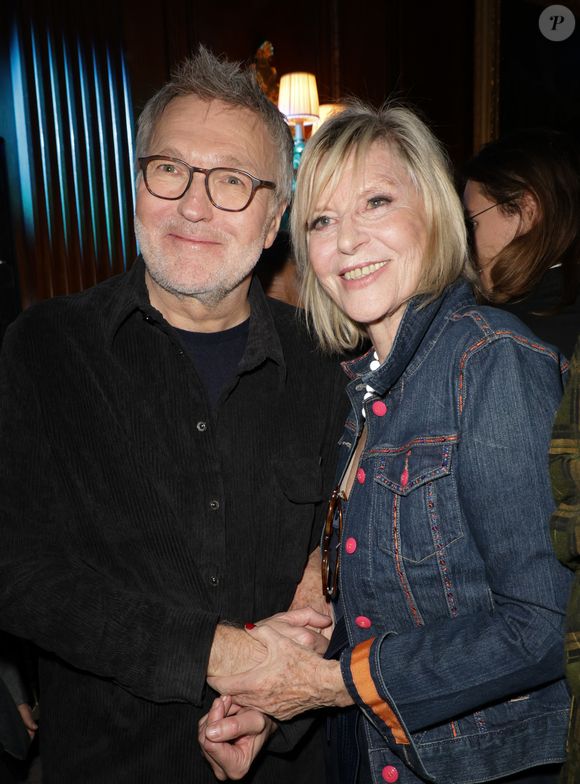 Exclusif - Laurent Ruquier et Chantal Ladesou - Défilé rétrospectif Nathalie Garçon à l'occasion de ses 35 ans de sa marque lors d'une closing party à l'hôtel Raphael à Paris le 19 novembre 2024. © Coadic Guirec/Bestimage