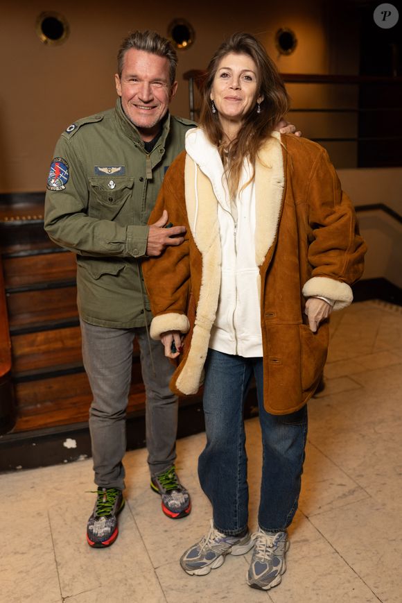 Benjamin Castaldi et sa femme Aurore Aleman - Avant-première du film "Au cœur de nos terres" au Club de l'Etoile qui sortira sur Fance 2 le 4 mars à Paris le 17 février 2026. © Julien Sarkissian/Bestimage