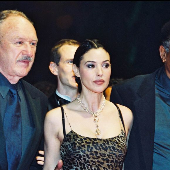 Archives - Gene Hackman, Monica Bellucci et Morgan Freeman présentent "Under Suspicion" au festival de Cannes en 2000 FIZET-BORDE-MARTINEZ / BESTIMAGE