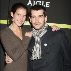 Clémence Castel (Koh-Lanta) et Mathieu Johannn (Star Academy) - Soirée Aigle "Les pieds dans l'eau" au Passage du désir, à Paris.
OLIVIER BORDE / BESTIMAGE