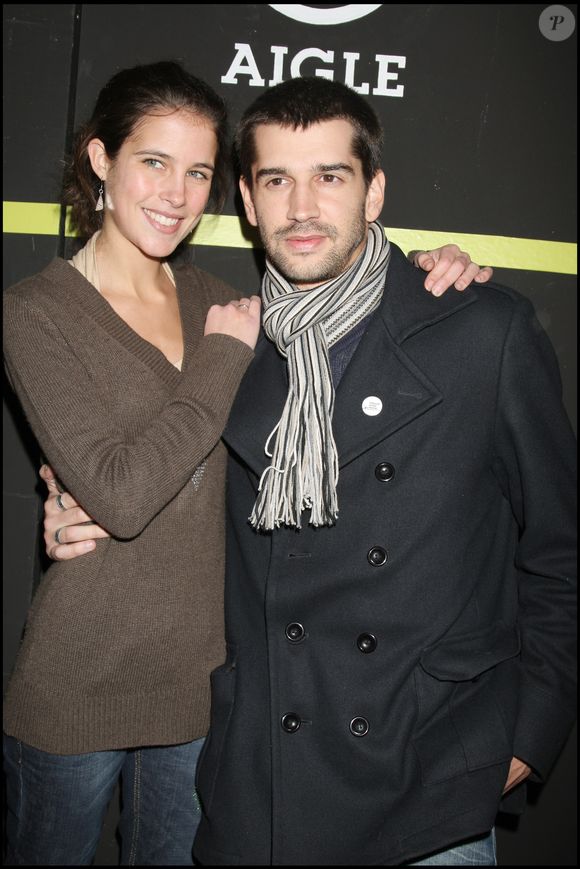 Clémence Castel (Koh-Lanta) et Mathieu Johannn (Star Academy) - Soirée Aigle "Les pieds dans l'eau" au Passage du désir, à Paris.
OLIVIER BORDE / BESTIMAGE