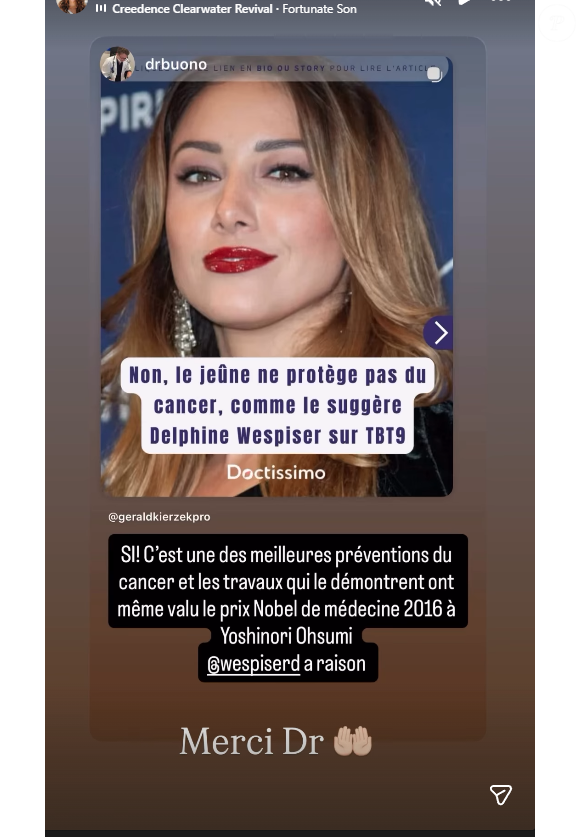 Delphine Wespiser, Instagram