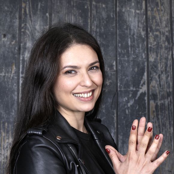 Portrait de Lucie Bernardoni lors de l'enregistrement de l'émission "Chez Jordan" à Paris. Le 6 Juin 2022.