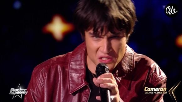 Cameron fait partie de la nouvelle promotion de la "Star Academy". Capture d'écran TF1