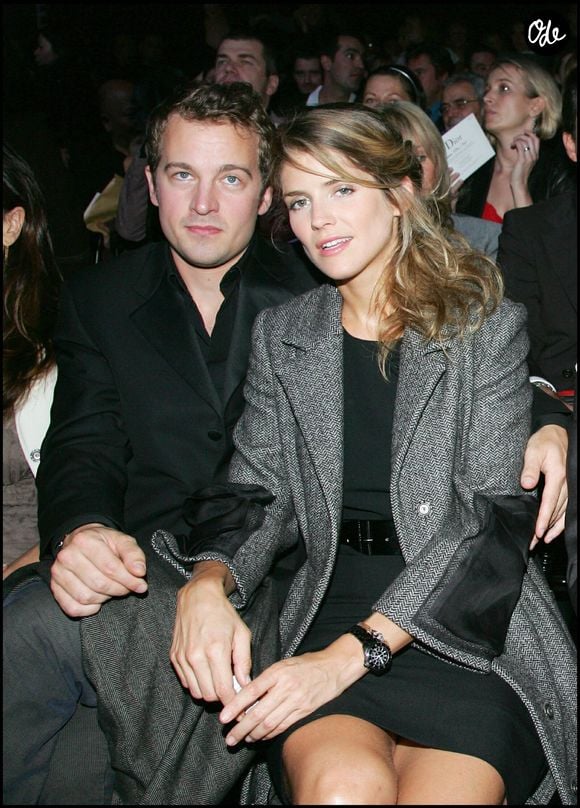 Alice Taglioni et Jocelyn Quivrin - People au défilé de mode "Dior" Collection prêt à porter automne hiver 2007/2008 à Paris © RINDOFF-BORDE / BESTIMAGE