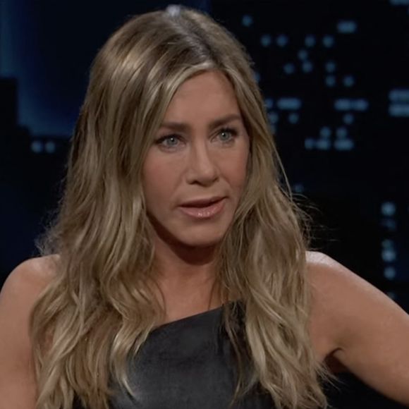 Jennifer Aniston sur le plateau du Jimmy Kimmel Show
© ABC via JLPPA/Bestimage