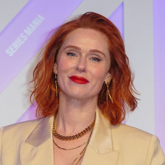 Audrey Fleurot lors du photocall Jour 2 Serie Mania Festival international Lille 2024, à Lille, France, le 16 mars 2024. © Stéphane Vansteenkiste/Bestimage