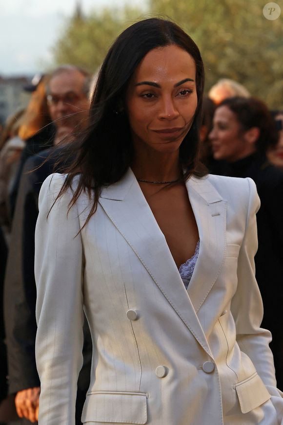 Zoe Saldana au dîner de gala à la Fondation Giorgio Cini de la famille Pinault à Venise.

© Matteo Chinellato/IPA via ZUMA Press