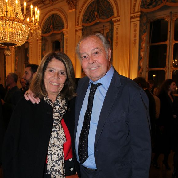 Michel Leeb et sa femme - Rachida Dati remet à Chantal Ladesou les insignes de Chevalier de la Légion d'Honneur au ministère de la Culture à Paris le 2 février 2026.

© Philippe Baldini / Bestimage
