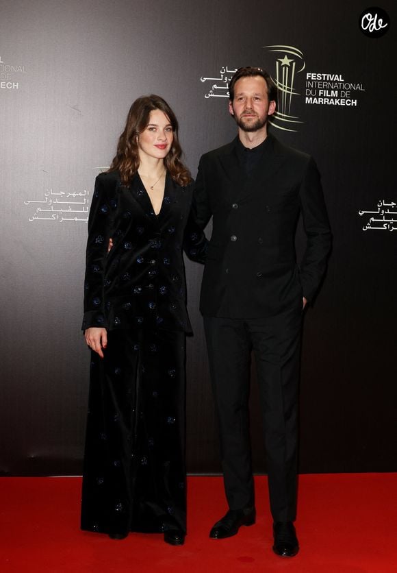 Rebecca Marder, Benjamin Lavernhe - Tapis rouge lors du Festival International du film de Marrakech le 29 Novembre 2023. © Dominique Jacovides/Bestimage