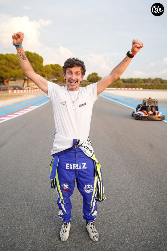 Arnaud Tsamère lors de la 11ème édition du Marathon Jules Bianchi sur le Circuit Paul Ricard au Castellet, France, le 2 octobre 2026. © Anne-Sophie Guebey/Bestimage