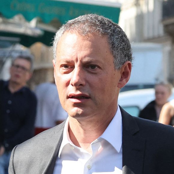 Marc-Olivier Fogiel - Arrivées aux obsèques de Philippe Labro en l'église de Saint-Germain-des-Prés à Paris le 13 juin 2025. © Dominique Jacovides - Christophe Clovis / Bestimage