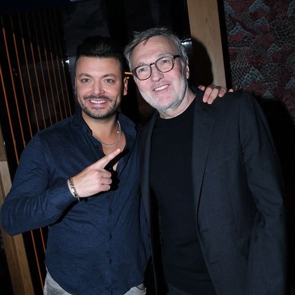 Exclusif - Kev Adams, Laurent Ruquier - Soirée d'inauguration du bar restaurant "Chichi Paris" au 8 rue de Berry à Paris le 13 novembre 2024. © Rachid Bellak/Bestimage