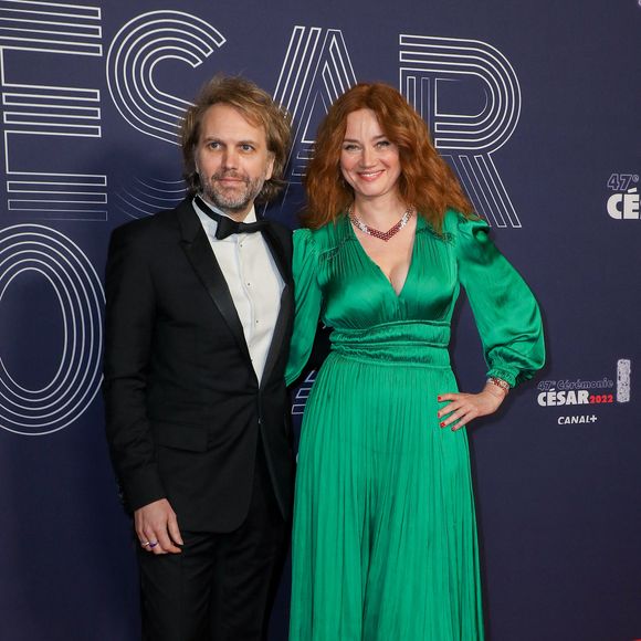 Marine Delterme, Florian Zeller - Photocall de la 47ème édition de la cérémonie des César à l'Olympia à Paris, le 25 février 2022. © Borde-Jacovides/Bestimage