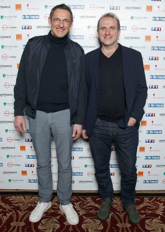Les Bodin's, Vincent Dubois, Jean-Christian Fraiscinet, pour le film Les Bodin's en Thaïlande - No Web - 29ème cérémonie des Trophées du film français à l'hôtel Intercontinental à Paris le 1er février 2022. © Christophe Aubert via Bestimage
