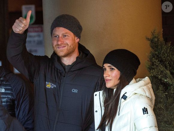 Le prince Harry et Meghan Markle à Vancouver au Canada pour les Invictus Games le 11 février 2025.
Crédit : Zak Hussein / Backgrid UK/ Bestimage