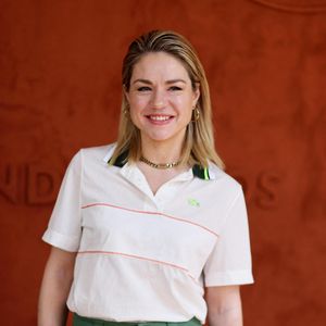 Emilie Dequenne - Célébrités au Village lors des Internationaux de France de tennis de Roland Garros 2023 à Paris le 10 juin 2023. © Jacovides-Moreau/Bestimage