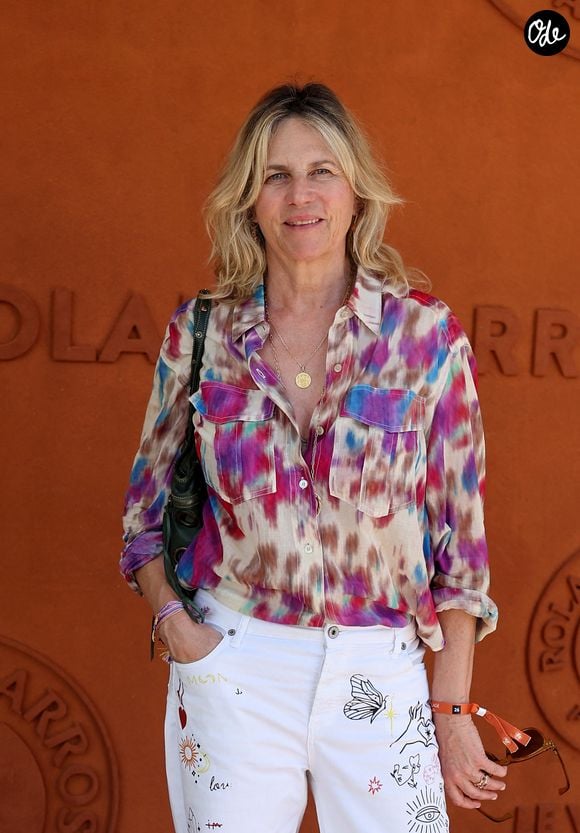 Virginie Coupérie-Eiffel au village lors des Internationaux de France de Tennis de Roland Garros 2026. Paris, le 26 mai 2026.
© Jacovides / Moreau / Bestimage
