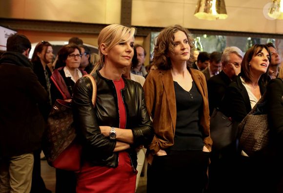Laurence Ferrari, Nathalie Kosciusko-Morizet - Personnalités à la soirée d'anniversaire du site d'informations Atlantico au café Campana au musée d'Orsay à Paris. Le 24 mai 2016
© Dominique Jacovides / Bestimage
