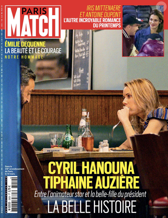 L'hebdomadaire avait révélé leur histoire d'amour au grand jour en mars dernier

Magazine "Paris Match" du 19 mars 2025