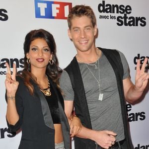 La chanteuse Tal et Yann Alrick Mortreuil Henry - Casting de la saison 4 de "Danse avec les stars" à Paris, le 10 septembre 2013.
