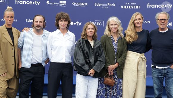 Zoé Marchal, Vincent Macaigne, Adèle Journeaux, Sophie Beaulieu, Marianne Basler, Cécile de France, Gilbert Melki - Arrivées au cinéma CGR lors de la 18ème édition du Festival du Film Francophone de Angoulême (FFA) le 27 août 2025.
© Coadic Guirec / Bestimage