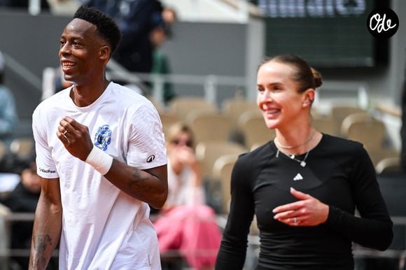 "Elina et moi ne sommes peut-être plus un couple, mais nous sommes toujours une famille", a également ajouté celui qui a récemment pris sa retraite sportive

Gaël Monfils et Elina Svitolina lors d’une séance d’entraînement en vue de l’édition 2026 de Roland-Garros — tournoi du Grand Chelem — au stade Roland-Garros, le 20 mai 2026 à Paris, en France. © Matthieu Mirville/ZUMA Press Wire/Bestimage