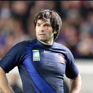Christophe Dominici - match France-Argentine au Stade de France pour la troisième place de la Coupe du monde de rugby 2007.

Agence / Bestimage