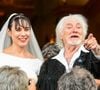 Hugues Aufray et Murielle se sont mariés il y a deux ans jour pour jour

Murielle Mégevand et Hugues Aufray sur le parvis de l'église - Mariage d'Hugues Aufray et de Murielle Mégevand à l’église Saint-Vigor de Marly-Le Roy.