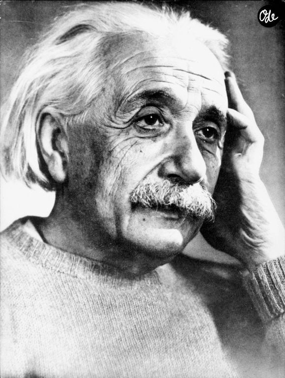 Albert Einstein, le 1er janvier 1950 à Princeton, aux États-Unis. 

© KEYSTONE Pictures USA