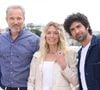 L'occasion pour lui de parler d'un sujet douloureux
Fabrice Deville, Aurore Deplace et Folco Marchi - Photocall de la série "Un si grand soleil" lors du 8ème festival CanneSeries à Cannes, le 27 avril 2025.
© Denis Guignebourg / Bestimage