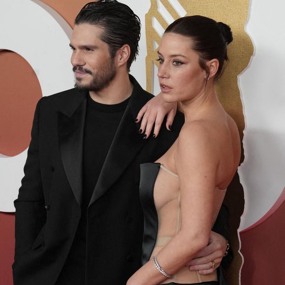 Adele Exarchopoulos et François Civil arrivent à la cérémonie des César du cinéma à l'Olympia  à Paris, France.  Photo by Laurent Lairys/ABACAPRESS.COM
