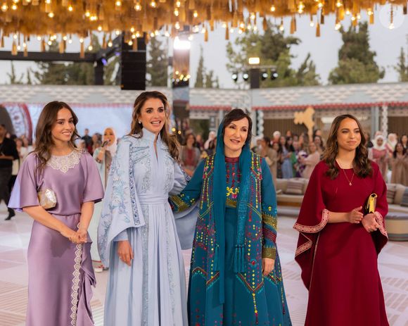 Dîner de pré-mariage du prince Hussein de Jordanie et de Rajwa al Saif, au palais royal à Amman (Jordanie), le 22 mai 2023. Le mariage du fils aîné du roi Abdallah II et de la reine Rania de Jordanie avec Rajwa al Saif, sera célébré le 1er juin 2023.