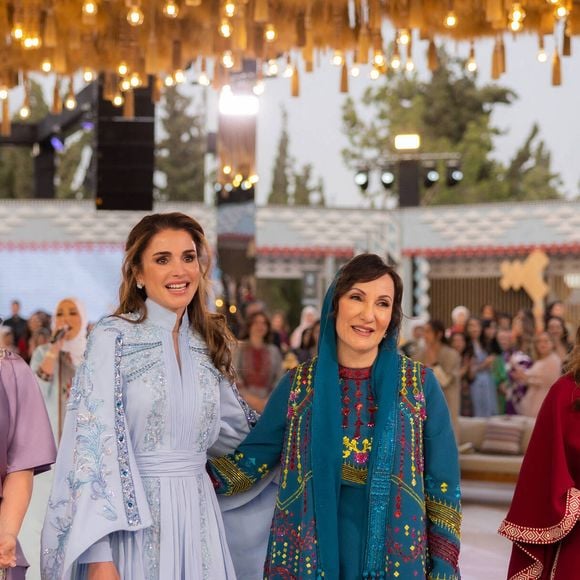 Dîner de pré-mariage du prince Hussein de Jordanie et de Rajwa al Saif, au palais royal à Amman (Jordanie), le 22 mai 2023. Le mariage du fils aîné du roi Abdallah II et de la reine Rania de Jordanie avec Rajwa al Saif, sera célébré le 1er juin 2023.