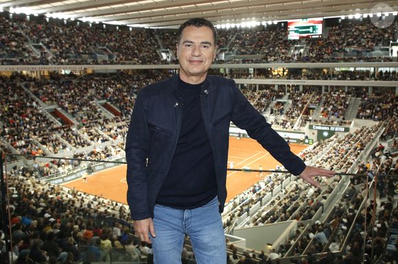 Exclusif - Laurent Luyat - Plateau de France Télévisions lors des Internationaux de France de Tennis de Roland Garros 2024, le 29 mai 2024. © Bertrand Rindoff / Bestimage