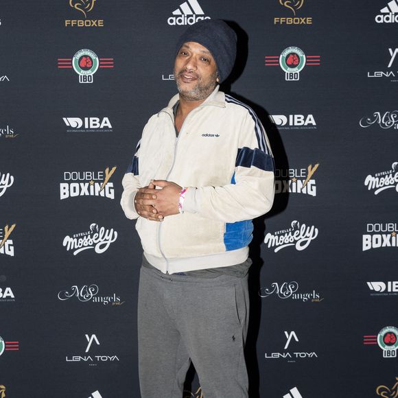 Doc Gynéco - Combat d’Estelle Mossely contre la Malawite Anisha Basheel lors du 1er Gala signé Double Y Boxing à la salle Wagram à Paris le 17 février 2023. © Pierre Perusseau/Bestimage