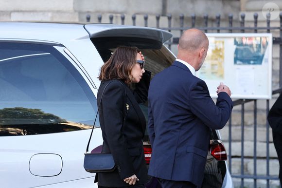 Laura Smet - Obsèques de Nathalie Baye en l'église Saint-Sulpice à Paris le 23 avril 2026. © Dominique Jacovides - Coadic Guirec / Bestimage