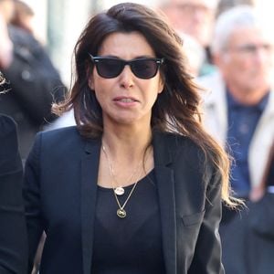Reem Kherici - Arrivées aux obsèques de Nadia Farès en l'église Saint-Jean-de-Montmartre à Paris, le 24 avril 2026. N.Farès est décédée le 17 avril 2026 quelques jours après un "incident cardiaque" survenu le 12 avril 2026 dans la piscine du complexe sportif, Blanche (9ème).