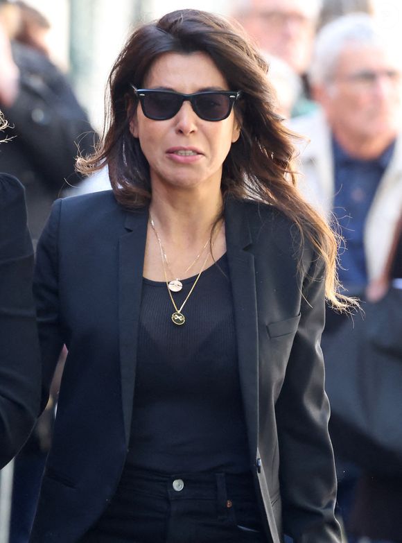 Reem Kherici - Arrivées aux obsèques de Nadia Farès en l'église Saint-Jean-de-Montmartre à Paris, le 24 avril 2026. N.Farès est décédée le 17 avril 2026 quelques jours après un "incident cardiaque" survenu le 12 avril 2026 dans la piscine du complexe sportif, Blanche (9ème).