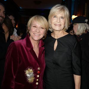 Ariane Massenet et Catherine Ceylac - Défilé rétrospectif Nathalie Garçon à l'occasion de ses 35 ans de sa marque lors d'une closing party à l'hôtel Raphael à Paris le 19 novembre 2024. © Coadic Guirec/Bestimage